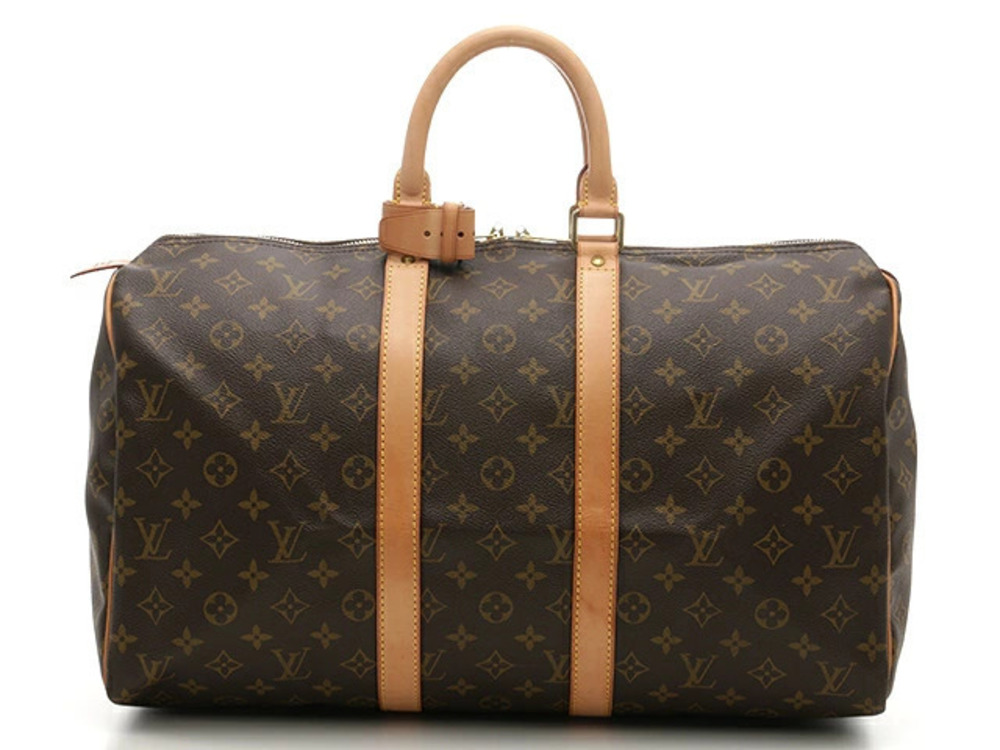 Louis Vuitton Boston Keepall Monogram Bag Brown